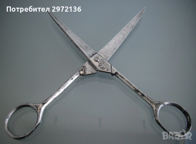 Ножица Mann Federlein Solingen Солинген, снимка 4 - Антикварни и старинни предмети - 53303972