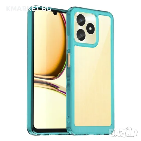 Realme C51 Силиконов Калъф Transparent TPU и Протектор, снимка 6 - Калъфи, кейсове - 48049595