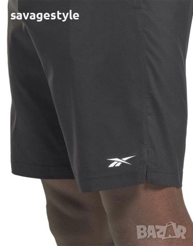 Мъжки къси панталони REEBOK Workout Ready Woven Shorts Black, снимка 3 - Къси панталони - 45760604