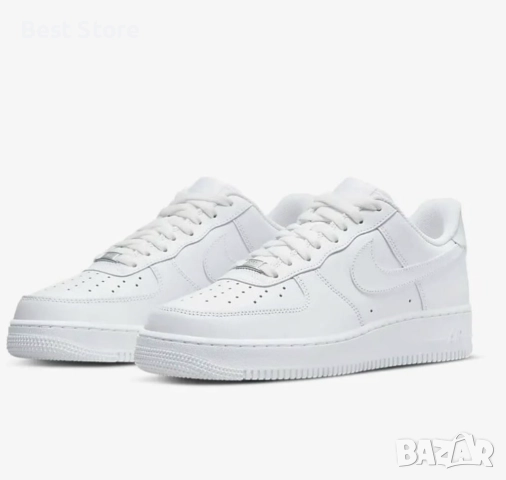 Nike Air Force 1 Бели Мъжки Маратонки 40-44 Номер , снимка 2 - Маратонки - 52720689