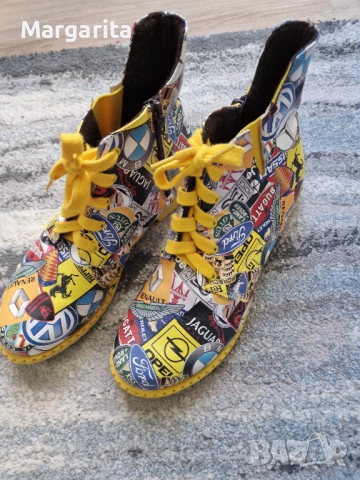 Дизайнерски боти Gabina, снимка 2 - Дамски боти - 53477639
