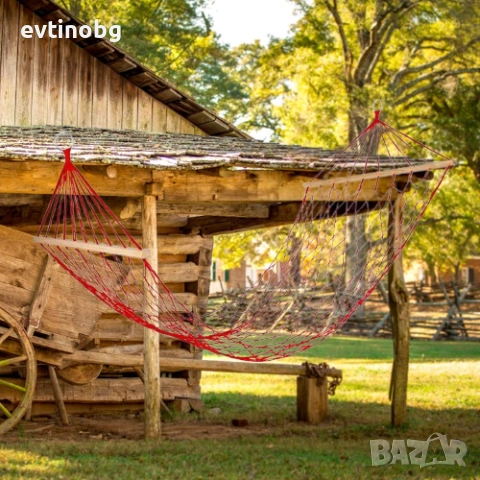 Мрежест Хамак Muhler за Градина и Тераса – Пълен Релакс на открито, снимка 2 - Градински мебели, декорация  - 53908978