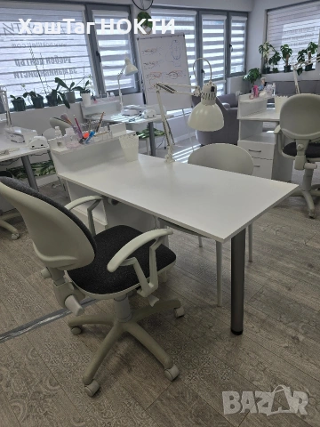 бюро за маникюр бяло 