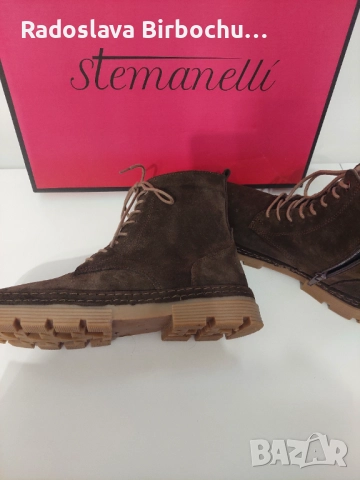 Тъмно кафяви боти, снимка 5 - Дамски боти - 52357590