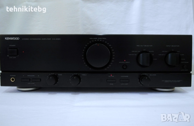 ⭐⭐⭐ KENWOOD KA-4020 ⭐⭐⭐  Хубав и мощен усилвател , 2 х 100/75 вата (4/8 ома)