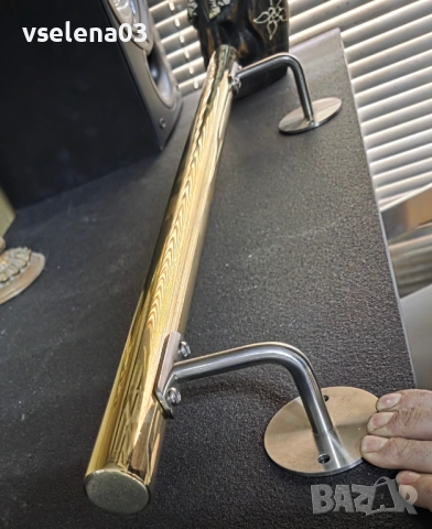 Парапет за стена месинг и неръждаема стомана, снимка 2 - Железария - 54258961