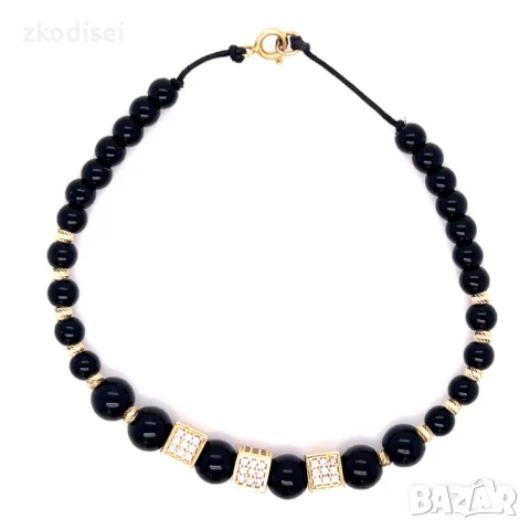 Златна регулируема гривна 7,09гр. 14кр.проба:585 модел:18954-4, снимка 2 - Гривни - 50299606