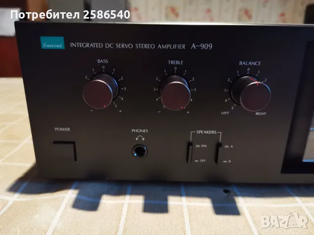 Стерео усилвател SANSUI A-909, снимка 10 - Ресийвъри, усилватели, смесителни пултове - 48943092