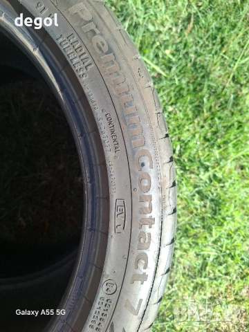 Continental Premium Contact7 225 45 17 91V Dot 5323 Забележки прочети!, снимка 8 - Гуми и джанти - 51561556