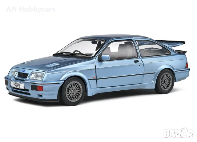 FORD SIERRA RS500 BLUE 1987 1:18 Solido, снимка 3 - Колекции - 48622670