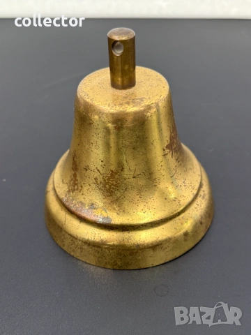 Стара месингова камбана / звънец. №8116, снимка 2 - Антикварни и старинни предмети - 54274219