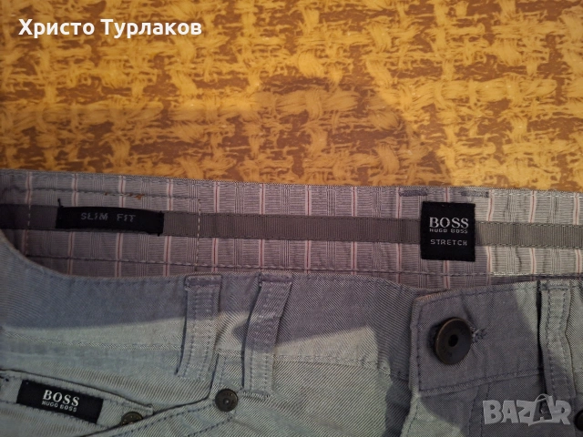 HUGO BOSS Slim Fit панталони - W34/L34(L-XL), снимка 3 - Панталони - 53150684