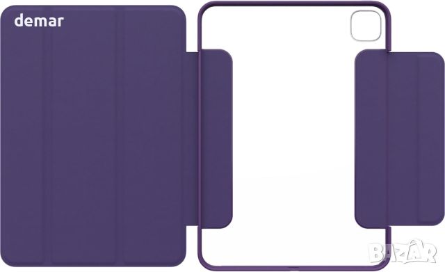 OtterBox Symmetry Folio Case за iPad Pro 11" (2024), удароустойчив, устойчив на изпускане, лилав, снимка 4 - Таблети - 46456095