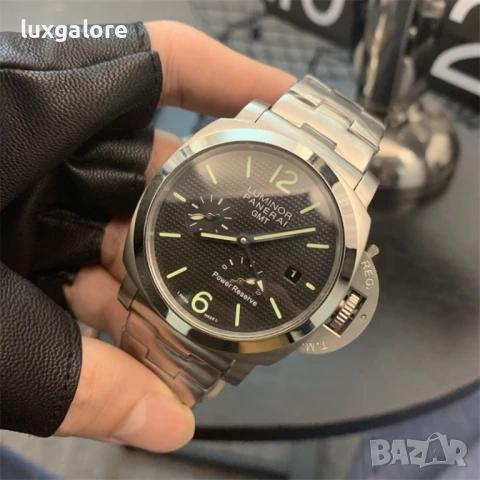 Мъжки часовник PANERAI Luminor 1950 3 Days GMT с автоматичен механизъм, снимка 2 - Мъжки - 50953272