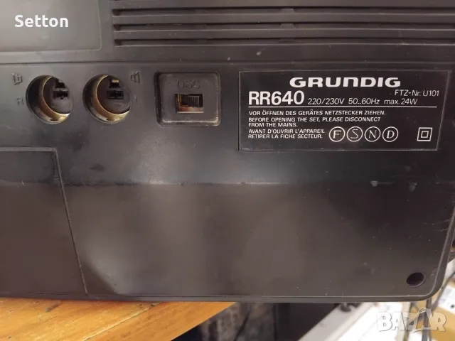 Grundig RR 640 Professional, снимка 6 - Радиокасетофони, транзистори - 47114071