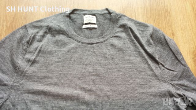 Jack & Jones 100% Super Fine Merino Wool размер L блуза 100% Мерино Вълна - 936, снимка 3 - Блузи - 45256557