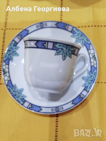 Баварски комплект за дълго кафе  SCHIRNODING BAVARIA ☕☕☘️☕☕☕, снимка 3 - Сервизи - 53070000