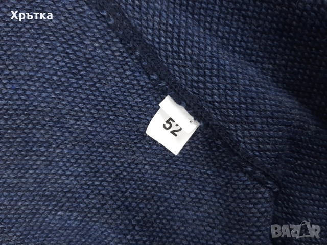 Gran Sasso - Мъжка жилетка с цип от вълна размер 52 / L, снимка 9 - Пуловери - 52558733