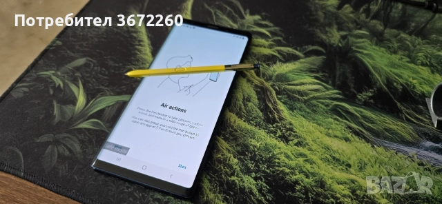 *МОКРЕН* Samsung Galaxy Note9, 512 GB + 8GB RAM, външно - отличен, снимка 9 - Samsung - 52232553