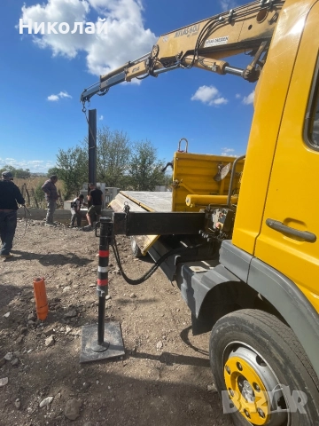 Транспортни услуги самосвал с кран и камион с падащ борд до 5Т, снимка 5 - Транспортни услуги - 51462738