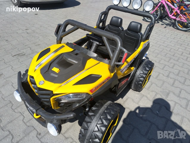 SAFARI двуместен акумулаторен джип JAKARTA 4x4 жълт, снимка 6 - Други - 53849456