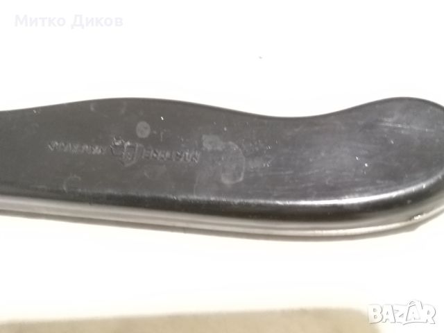 Нож немски от соца ГДР ростфрай нов 316х195мм острие, снимка 8 - Ножове - 45374962