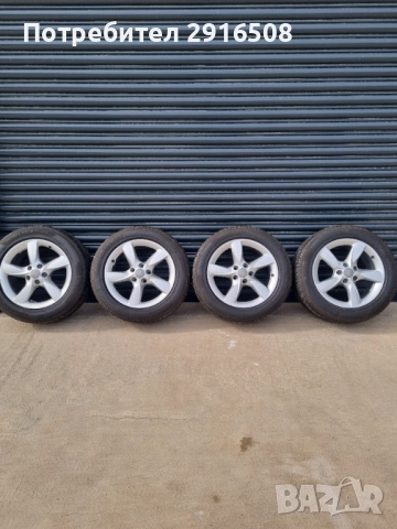 Оригинални Ауди джанти 17 5х112 ЕТ37  с зимни гуми 225 55 17 , снимка 6 - Гуми и джанти - 52087551