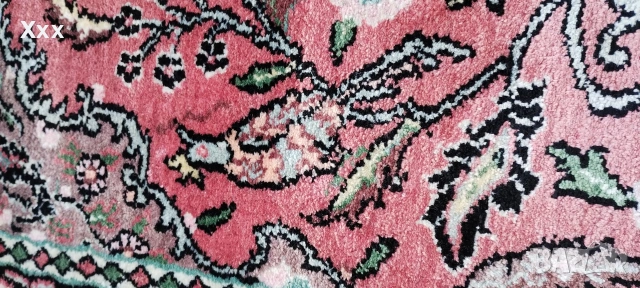 Ръчно тъкана копринена пътека.Топ антика за ценители., снимка 9 - Пътеки - 53847843