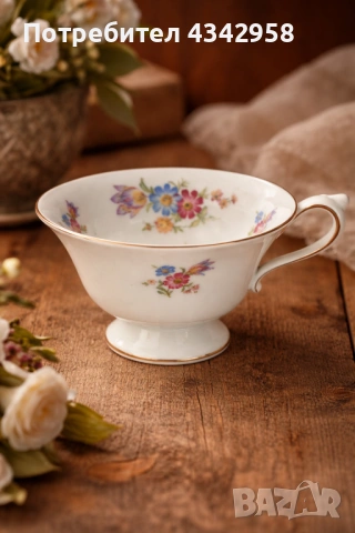  Винтидж порцеланова чаша Hertel Jacob Bavariа.1930-1960г.