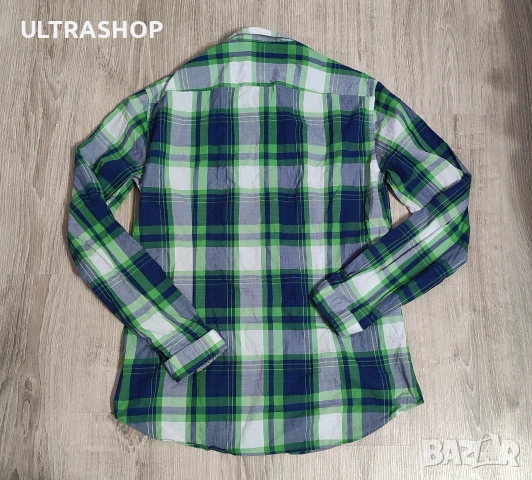 BOSS L size Мъжка риза с дълъг ръкав, снимка 5 - Ризи - 54272868