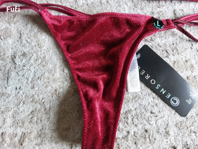 10 евро, нов комплект, с подплънки, 85 С размер, марка Censored , снимка 3 - Бельо - 54239079