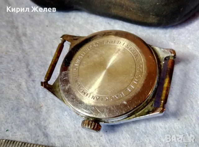 KIENZLE ANTIMAGNETIK MADE in GERMANY Стар РЯДЪК МОДЕЛ МЕХАНИЧЕН РЪЧЕН НЕМСКИ ЧАСОВНИК РАБОТЕЩ 49575, снимка 7 - Антикварни и старинни предмети - 48443990