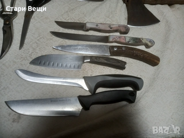 Стари ножове брадви ножици, снимка 18 - Ножове - 53529734