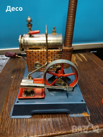 Парна машина-двигател играчка Веласко Западна Германия., снимка 5 - Колекции - 52432663