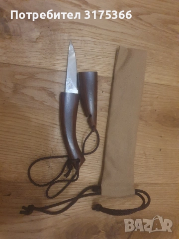 Seki hiro ATS 34 японска риболовна ножка нож дървена кания, снимка 2 - Ножове - 54020411