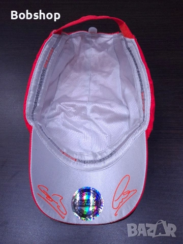 MERCEDES VODAFONE MCLAREN CAP LEWIS JENSON HAT ORANGE NEON RACING, снимка 6 - Шапки - 53968663