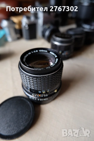 SMC Pentax-M 100mm f2.8 Lens. Pentax k mount, снимка 2 - Обективи и филтри - 53444056