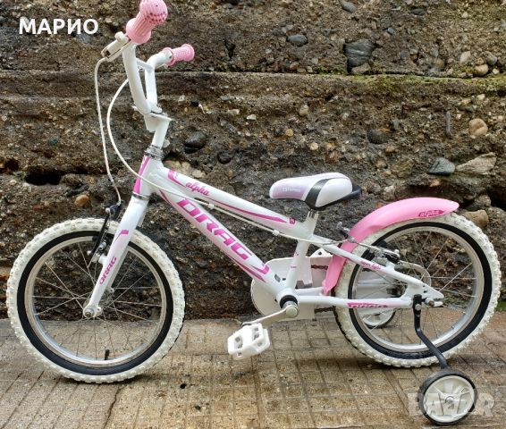 Алуминиев 16 Цола Детски велосипед Drag Alpha girl Отличен, снимка 2 - Велосипеди - 45871491