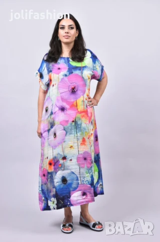 Рокли едри жени, снимка 11 - Рокли - 26131562