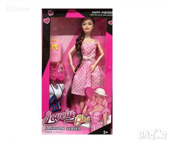 Изящно красива кукла с аксесоари, снимка 3 - Кукли - 51896091