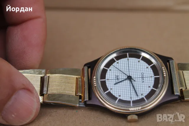 СССР мъжки ръчен кварцов часовник ''Чайка'', снимка 12 - Мъжки - 49849271