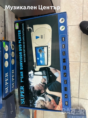 7 INCH Sunvisor Dvd Player-with uSb port and Sd card, снимка 3 - Друга електроника - 53453642