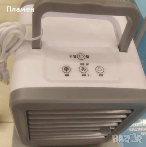 Преносим портативен климатик с мъгла и USB 5V-7W - 13x13.8x14.8cm, снимка 3 - Климатици - 44954508