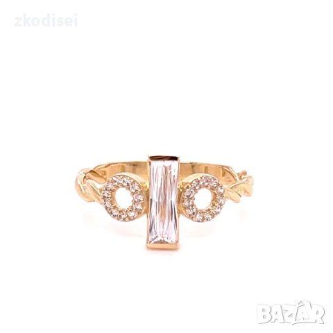 Златен дамски пръстен 2,06гр. 14кр.проба:585 размер:57 модел:32121-4