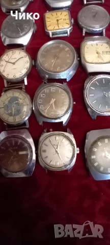 40бр руски механични ръчни мъжки часовници , снимка 7 - Антикварни и старинни предмети - 53713072