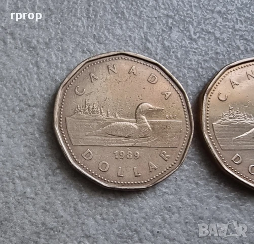 Канада . 1 долар .  3 бройки  по 1 долар . Различна Кралица., снимка 5 - Нумизматика и бонистика - 41411121