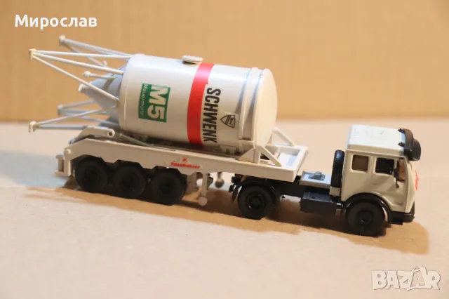 KIBRI ?? 1:87 H0 MERCEDES BENZ КОЛИЧКА МОДЕЛ КАМИОН, снимка 5 - Колекции - 49741546