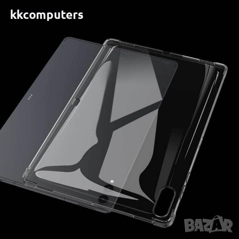 Калъф за Samsung Galaxy Tab S11 Ultra - Прозрачен, Удароустойчив, 4-Ъглова Защита, TPU Материал, Вкл, снимка 6 - Калъфи, кейсове - 52088096