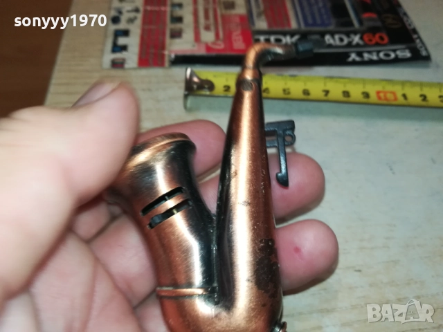 САКСОФОН-ЗАПАЛКА ЗА КОЛЕКЦИЯ 2508251904, снимка 10 - Антикварни и старинни предмети - 51487147