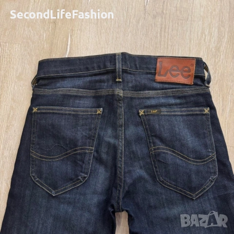 Мъжки дънки Lee Luke тъмно сини размер 27/32, снимка 8 - Дънки - 53117669